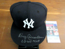 BOBBY RICHARDSON 1960 WS MVP 1961 WSC YANKEES AUTO BASEBALL NEW ERA CAP ... - $148.49