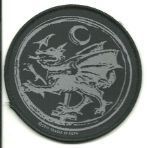 Cradle Of Filth Dragon 2015 Circular Woven Sew On Patch Official Merchandise - £3.98 GBP