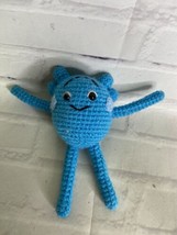 Bumble Nums Grumble Super Simple Songs Blue Crochet Doll Toy Handmade Amigurumi - £35.18 GBP