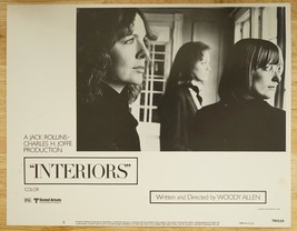 Original 1978 Lobby Card Movie Poster Interiors Woody Allen Diane Keaton 780119 - £12.00 GBP