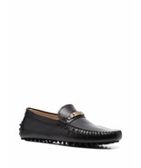 Tod&#39;s men logo gommino leather loafers - $327.25