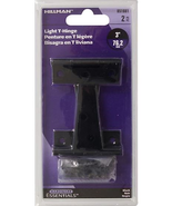 Hillman Hardware Essentials 851681 Steel Light T-Hinges Black 3-Inch, 2 ... - $28.05