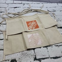 Vintage Home Depot 2 Pouch Carpenter Nail Apron Waist Cotton Canvas Lot ... - £11.86 GBP