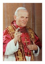 Pope John Paul Ii Catholic Head Of Catholic Church And Vatican State 11X14 Photo - £12.73 GBP