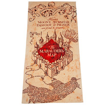 Harry Potter Marauders Map Beach Towel Beige - £21.21 GBP