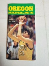 Vintage 1980s University of Oregon Ducks 1981-1982 Basketball Guide Book UofO - $9.59