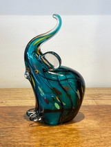 Sculpture en vitrail de Murano faite à la main &quot; Éléphant &quot; - $246.20