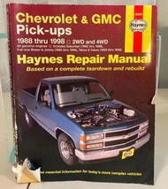 Haynes DIY Automotive Repair Manual Chevrolet &amp; GMC Pickups 1988-1998 - £19.47 GBP