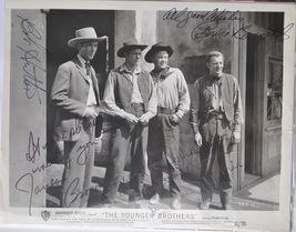 The Tounger Brothers Cast Signed x4 - James Brown, Bruce Bennett, Bob Hutton, An - $489.00