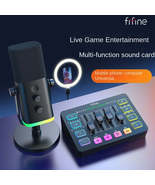 Fifine Game Live Streaming Equipment SC3 Full Set USB External Sound Car... - $2,570.03 MXN+
