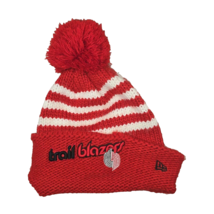 PORTLAND TRAIL-BLAZERS Red Warm NBA BASKETBALL WINTER BEANIE New Era Wom... - $13.35