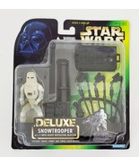 Kenner 1996 Star Wars Deluxe Snowtrooper with E-Web Heavy Repeating Blaster - $38.38 CAD
