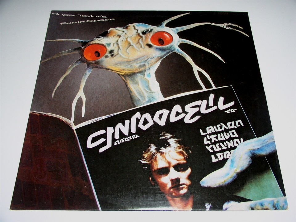Roger Taylor Fun In Space Record Album Elektra Promo Gold Stamp A 050839... - $49.99