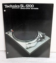 Technics SL-1200 Direct Drive Turntable OEM Sales Brochure of Specs &amp; Fe... - £23.51 GBP