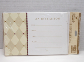 Hallmark Gold Crown Party Express Invitations with Envelopes - 8 pack - £4.05 GBP