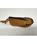 Leather Mexico Souvenir Shoe Shape Change Purse - $13.83 CAD
