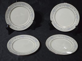 LENOX 6.5&quot; Bread / Dessert Plates REVERIE (Platinum Trim) - NEAR MINT Se... - $29.98
