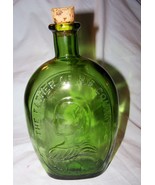 Green Wheaton Washington-Father of His Country Bottle w/Cork Stopper-8 i... - $306.26 MXN