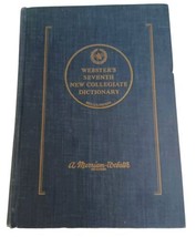 Webster&#39;s Seventh New Collegiate Dictionary Hardcover Finger Tabs 1963 Copyright - £6.65 GBP