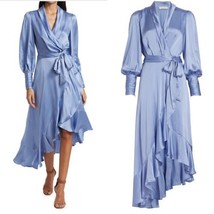 ZIMMERMANN Wrap Silk Midi Dress SzAU0 US4 $676 - $345.51