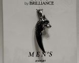 Believe by Brilliance Men's Stainless Steel Wing Pendant Necklace - $16.82