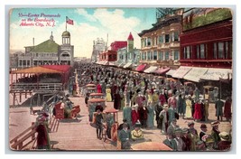 Easter Promenade On Boardwalk Atlantic City New Jersey NJ UNP DB Postcar... - $2.67