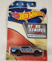 Hot Wheels Stars &amp; Stripes 68 HEMI BARRACUDA 4/10 Redline WM Ex. 2019 Ne... - $7.37