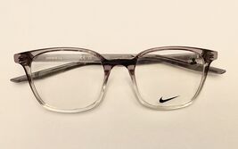 NIKE Eyeglasses 7124 035 Gray/Clear Fade 50-19-145 Peeling Paint - $446.42 MXN