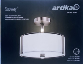 New Artika SUB-C Subway C Sfm Semi-Flushmount 12&quot; Led Sealed Box - £62.91 GBP