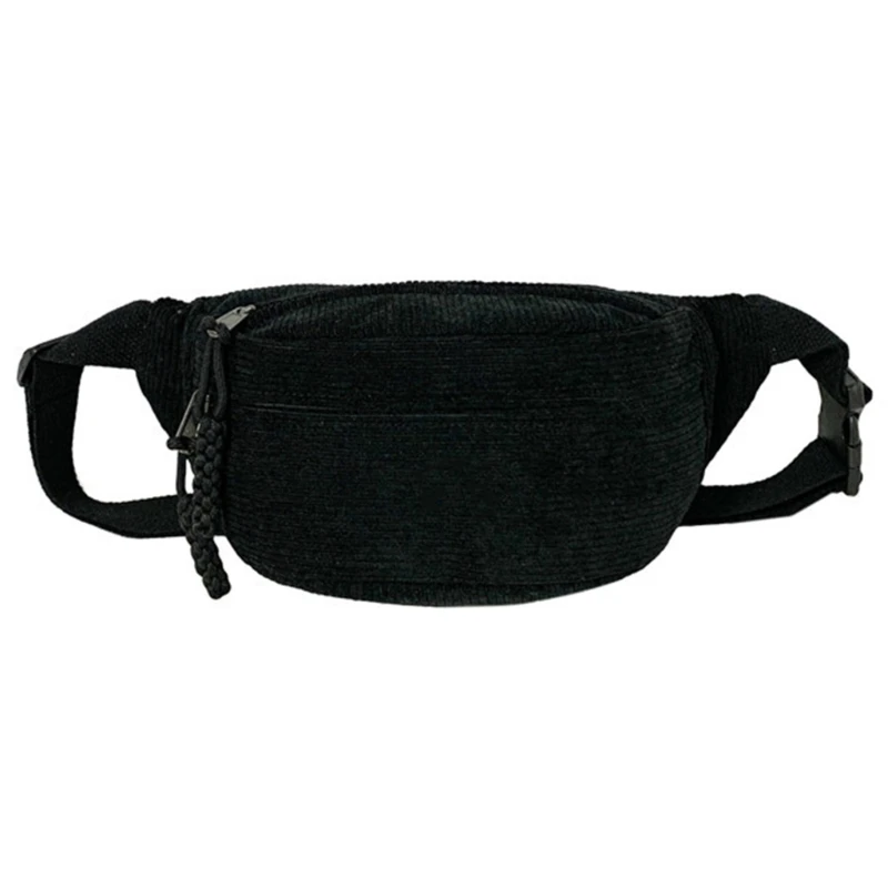 Versatile Corduroy Chest Bag Waist Pack Great Present for Friends and Fa... - £15.50 GBP