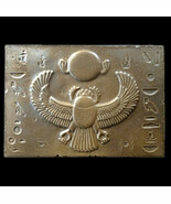 Winged Scarab - Ancient Egyptian sculpture Relief plaque Bronze Finish - €21,25 EUR