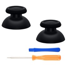 eXtremeRate Black Replacement Thumbsticks for PS5 Controller, Custom Analog Stic - £14.84 GBP