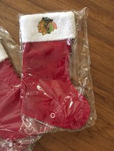 5 New Chicago Blackhawks Christmas Stockings 16” Long X-Mas Patrick Kane - £9.26 GBP