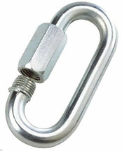 Steel 3/8 QUICK LINK Zinc Plated OVAL Connector 1900 lb PEERLESS CHAIN 4... - $23.11