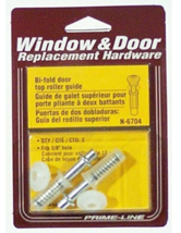 Bi-Fold Door Top Roller Guide 2-3/32'' L  Nylon/Plastic 2-PK, Prime-Line... - $0.99