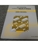 2005 Toyota COROLLA MATRIX Electrical Wiring Diagram Manual OEM - $34.31 CAD