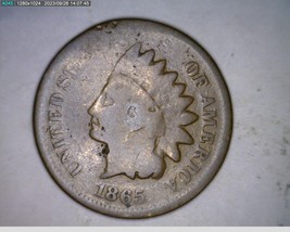 1865 Indian Head Cent Item No. 25-425 - $12.00