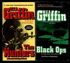 LOT of TWO paperback books by W.E.B. GRIFFIN * Hunters Black Ops preside... - $4.90