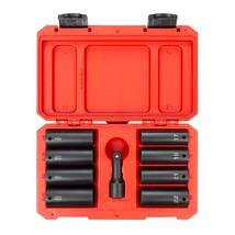 TEKTON 1/2 Inch Drive Impact Lug Nut Socket Set (9-Piece) | SID92415 - $83.99