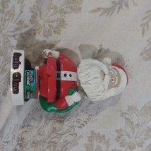 Santa Claus Bobblehead Doll Christmas Rare Promo Shoe Carnival Bobble Head - £7.45 GBP