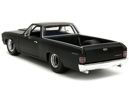 1967 Chevrolet El Camino Matt Black &quot;Fast &amp; Furious&quot; Series 1/24 Diecast... - £37.54 GBP