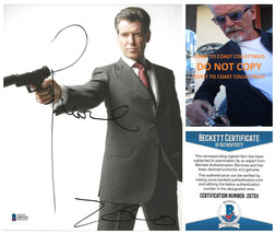 Pierce Brosnan signed James Bond 8x10 photo Beckett COA exact Proof. - £110.43 GBP