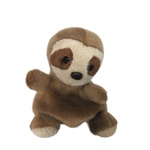 Aurora World Brown Slomo Sloth Plush Stuffed Animal 2021 5&quot; - £16.61 GBP