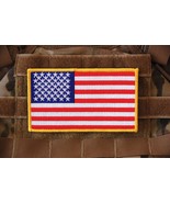 Large 3&quot;x5&quot; AMERICAN FLAG USA ARMY BACKPACK SOCOM CAG Navy SEAL NSW PATCH - $17.76 CAD