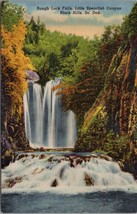 Rough Lock Falls Little Spearfish Canyon Black Hills SD Postcard PC499 - £3.97 GBP