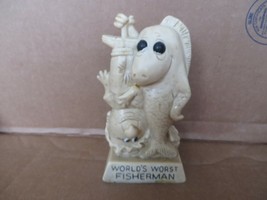 Vintage 1970&#39;s Wallace Berries Figure Worlds Worst Fisherman - $13.96