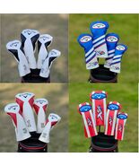 Golf Club Driver Fairway Wood Hybrid Head Cover Callaway XR Red-White 4p... - $49.50
