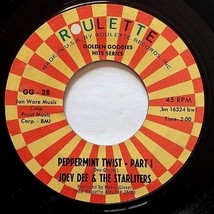 Joey Dee &amp; The Starliters - Pepperment Twist Part I &amp; II / 7&quot; 45 rpm Single - £1.81 GBP