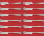 Damask Rose by Oneida Sterling Silver Butter Spreader FH AS Set 12pcs 6&quot; - $434.61