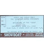  Showboat Hotel Las Vegs Presents Wrestling At The Boat June 11 1998 Tic... - €5,09 EUR